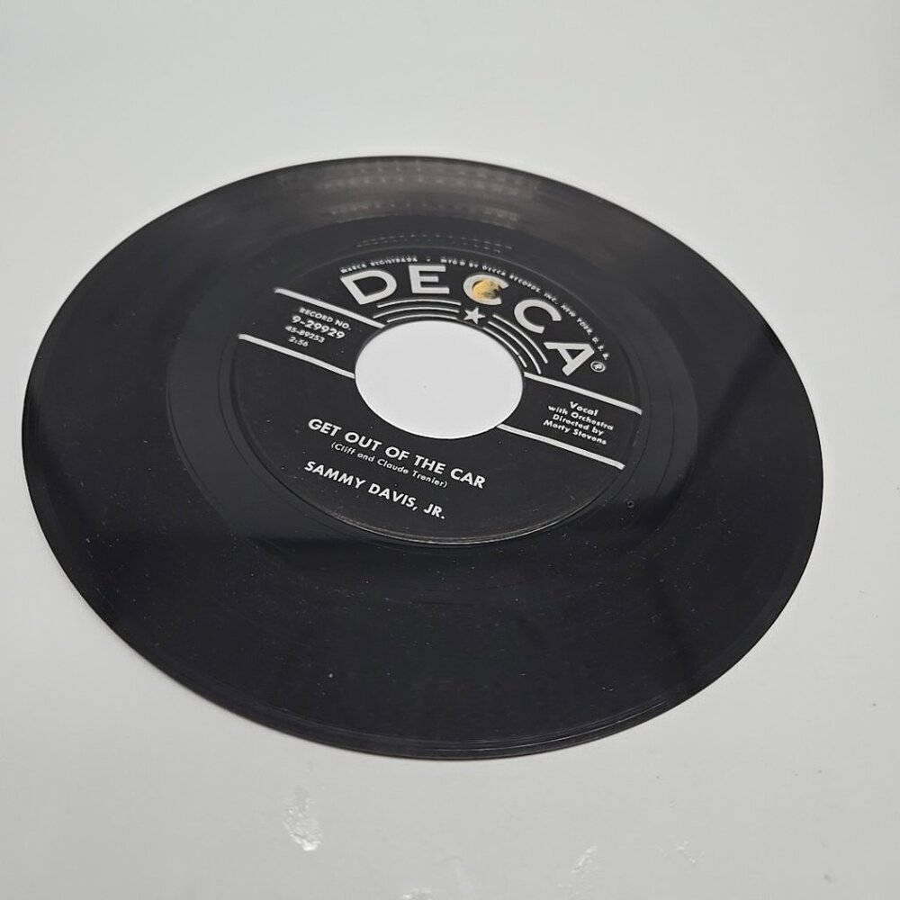 Without You Im Nothing / Get Out Of The Car by Sammy Davis Jr 45 RPM Vinyl EP